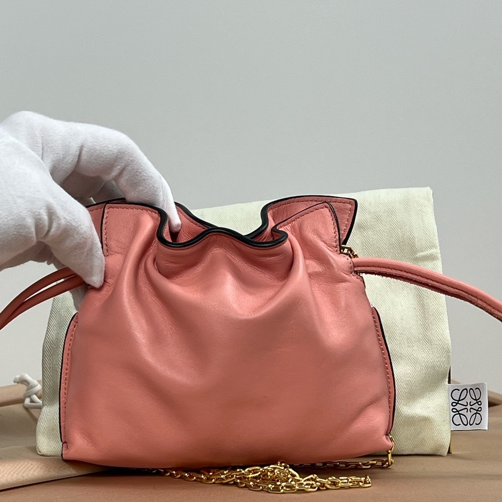 PINK FLAMENCO CLUTCH BAG, NANO SIZE—UNUSED CONDITION—NOT AVAILABLE IN STORES - Picture 5 of 14